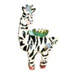 Zebra Collectible T- light Holder