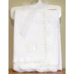 Baptism Fleece Crocheted Blanket