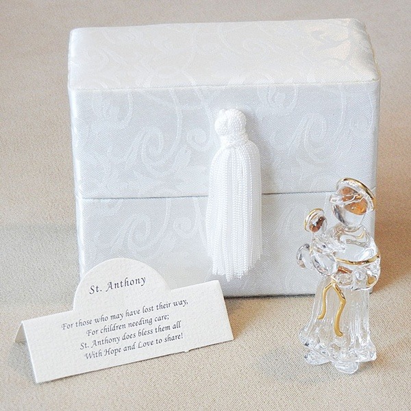 Religious Keepsakes - St. Anthony Glass Figurine