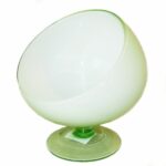 Candy Dish Light Green Glass Bowl