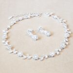Floral Clear Crystal Choker - Maya Fashion Jewellery