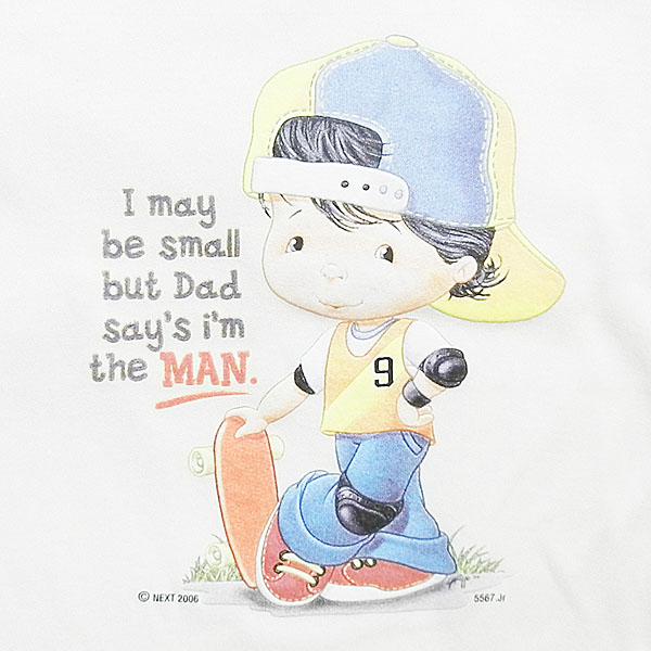 024-THEMAN_3-LG.jpg Skateboarding Boy Kids Shirt - Image 1