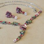 Floral Dusty Fuchsia Necklace - Fashion Jewellery
