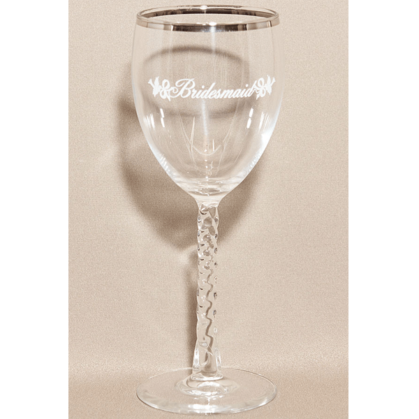 043-10800_3.png Bridesmaid Wedding Wine Glass - Image 1