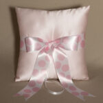 Tickled Pink Wedding Ring Bearer Pillow