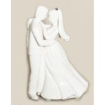 Dancing Couple Platinum Figurine Cake Top