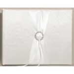 Treasures White Wedding Guest Book