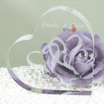 Heart Wedding Cake Top