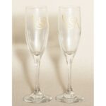 Nature Ivory Wedding Toasting Flutes