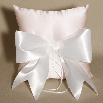 Wedding Ring Bearer Pillow - Pink Pastel