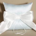 Wedding Ring Bearer Pillow - Light Blue Pastel