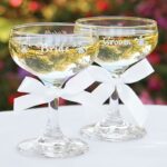 Wedding Champagne Coupe for the Bridal Party - Pair