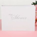 Bridal Shower Guest Book - White