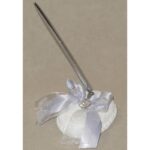 Wedding Pen Set with glittering heart and Iris ribbon