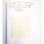 Wedding Memory Book with Crystal Heart  Pendant - Image 4