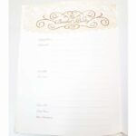 Wedding Memory Book with Crystal Heart  Pendant - Image 5