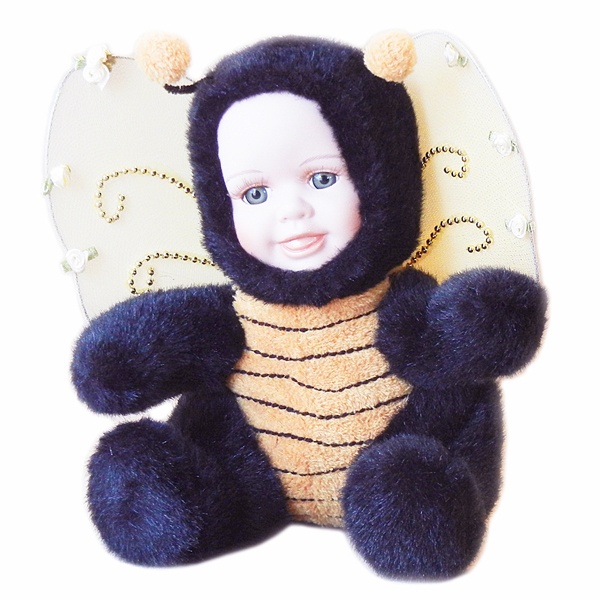068-1061A_3-LG.jpg Porcelain Face Doll - Bumble Bee - Image 1