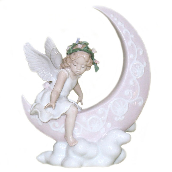 070-A552-L552A_3-LG.jpg Porcelain Figurine - Angel Girl on Moon - Image 1