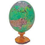 Majestic Africa Ostrich Egg- 1 piece left - Image 4
