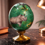 Majestic Africa Ostrich Egg- 1 piece left - Image 5