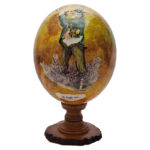 Golfer Tricks Ostrich Egg - 1 piece left - Image 5
