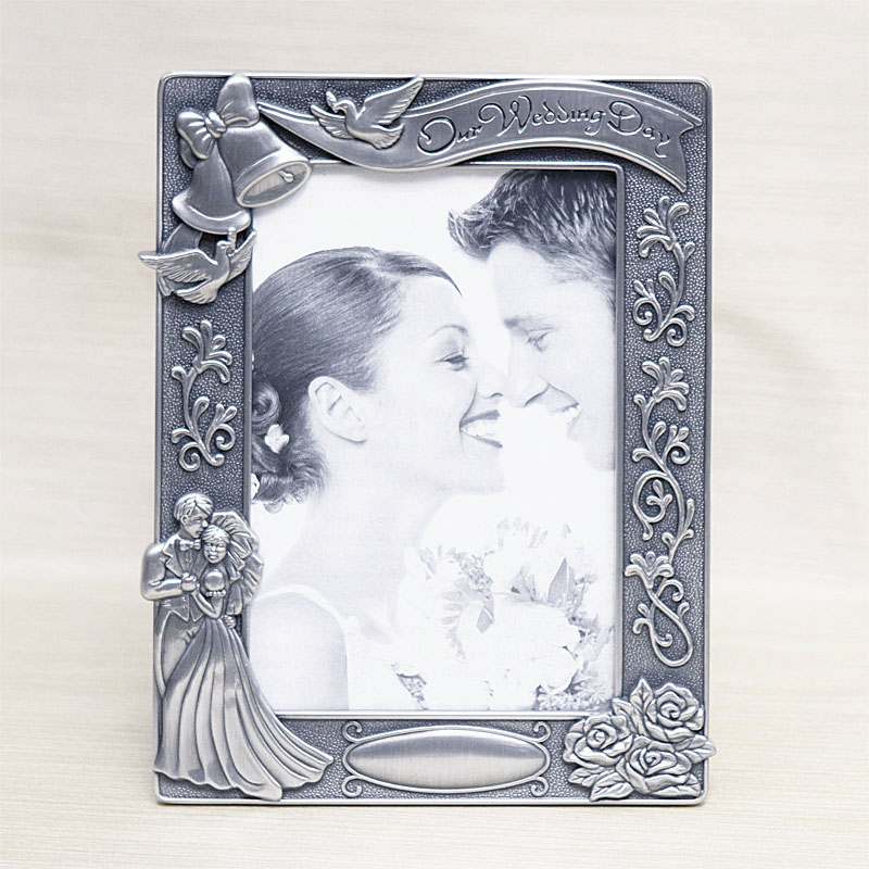 Our Wedding Day Pewter Photo Frame