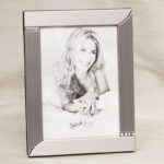 Epoxy Silver Plated With Crystals Frame