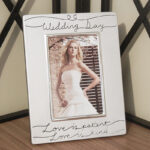 Wedding Day Silver Photo Frame
