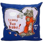 Charming Wolf - I Love You Babe Pillow - Image 5
