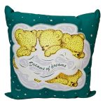 3 Teddies Glow Pillow