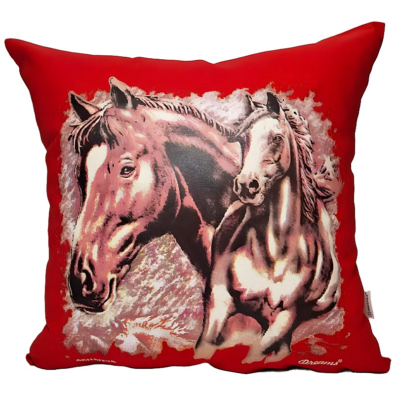 Beautiful Horses Glow Pillow