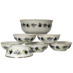 Blackberry Fruit Bowl Set Fine Porcelain by Hollohaza - Image 6