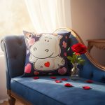 Hippo in Love Glow Pillow - Image 2