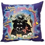 Love Bull Glow Pillow