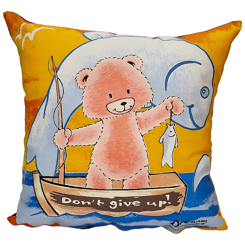 095-324-YE-1-LG.jpg Don't Give Up Glow Pillow - Image 1