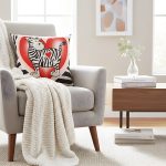 Zebra in Love Glow Pillow - Image 3