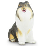 Collie Sitting Porcelain Figurine by Hollohaza - Only 1 left! - Image 2