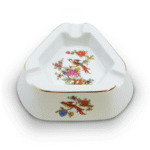Paradise Bird Porcelain Ashtray by Hollohaza