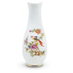 Paradise Bird Vase Porcelain by Hollohaza
