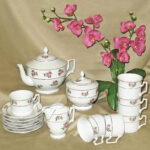 Porcelain Tea Set with Tea - Image 3