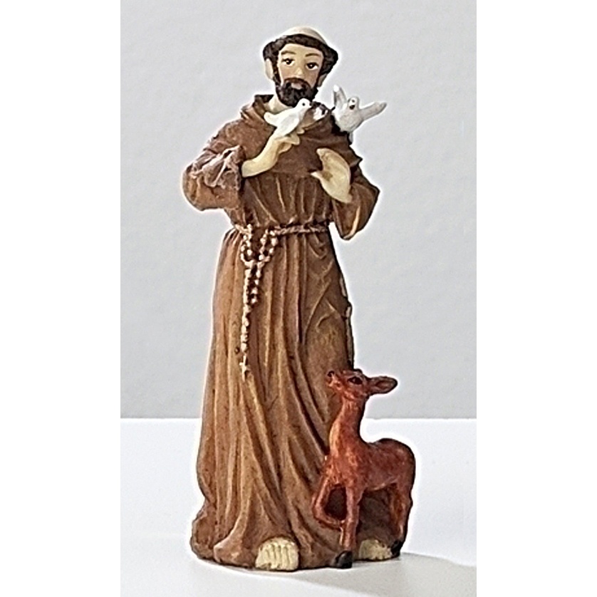 097-50272_3.jpg Saint Francis Religious Figurine - Image 1