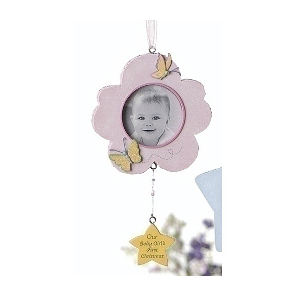 Baby Girl First Christmas Ornament
