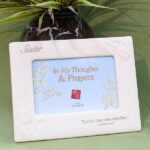 Sisters With Tulips Porcelain Frame