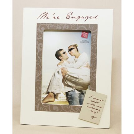 We Are Engaged Photo Frame
