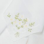 Handkerchief He Loves Me Daisy Weddingstar