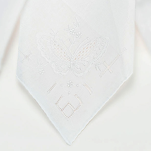 102-8137_3.jpg Handkerchief Butterfly Weddingstar - Image 1