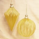 Large Gold Ornament Set
