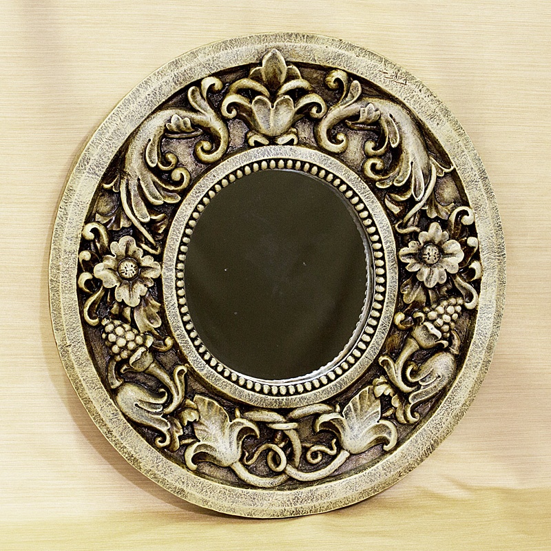 112-CLA035A_3.jpg Round Wall Mirror - 2 IN STOCK! - Image 1