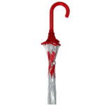 Maple Leaf Bubble Umbrella - Clear Dome Umbrella - Image 3