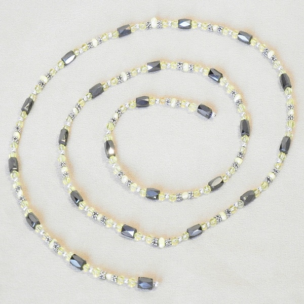 127-MW44Y_3-LG.jpg Yellow Magnetic Wrap - Necklace or Bracelet - Image 1